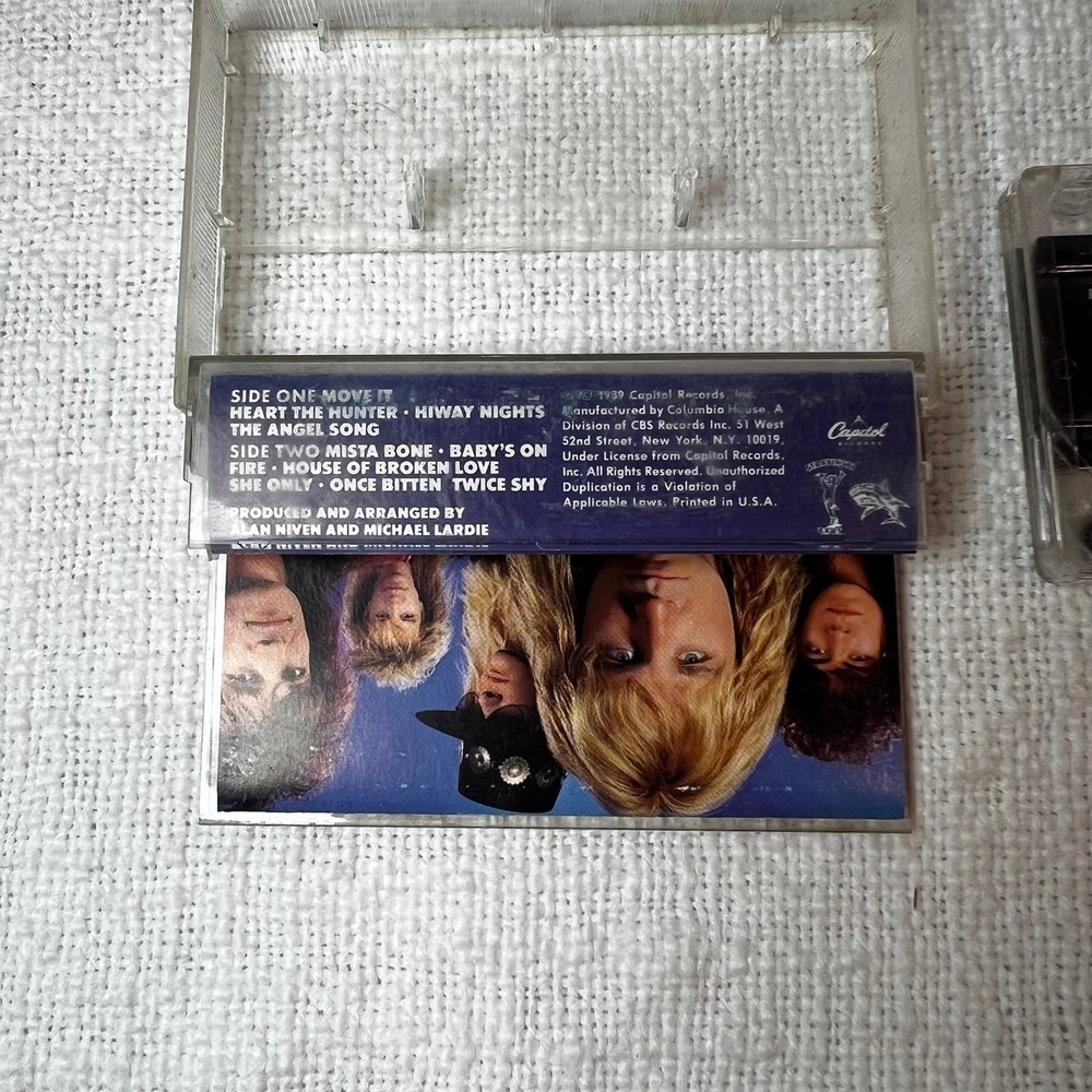 Vtg Capitol Records 1989 Cassette Tape Great White Twice Shy Original Untested - Picture 3 of 6